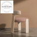 Modern Ash Wood Upholstered Nordic Back Dining Chair