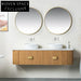 Modern Bathroom Vanity Cabinet 59-inch with Soft-Close Drawers
