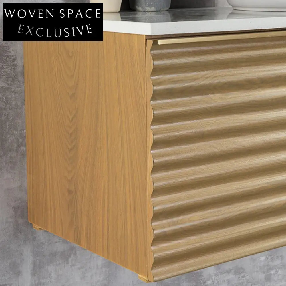 Modern Bathroom Vanity Cabinet Set with Storage & Durable Wood Construction