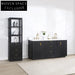 Modern Bathroom Vanity Cabinet with Integrated Sink, Premium Solid Wood Storage