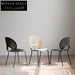 Modern Bent Plywood Dining Chair with Metal Frame for Restaurants and Cafes