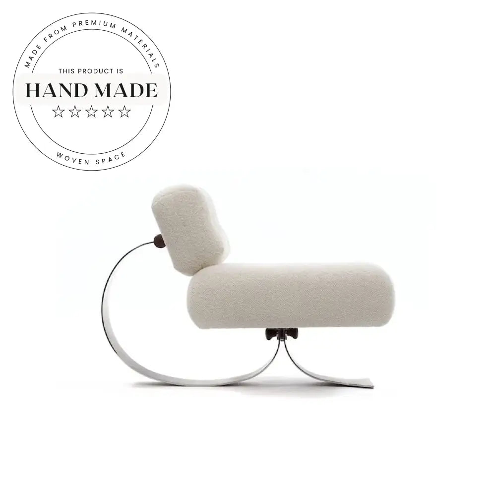 Modern Black Leather Single Recliner Lounge Accent Chair with Metal Legs