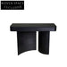 Modern Black Marble Top Gold Console Table for Entryway Living Room