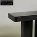 Modern Black Marble Top Gold Console Table for Entryway Living Room