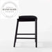 Modern Black Rattan Bar Stool, Wooden Dining Counter & Outdoor Garden Chair