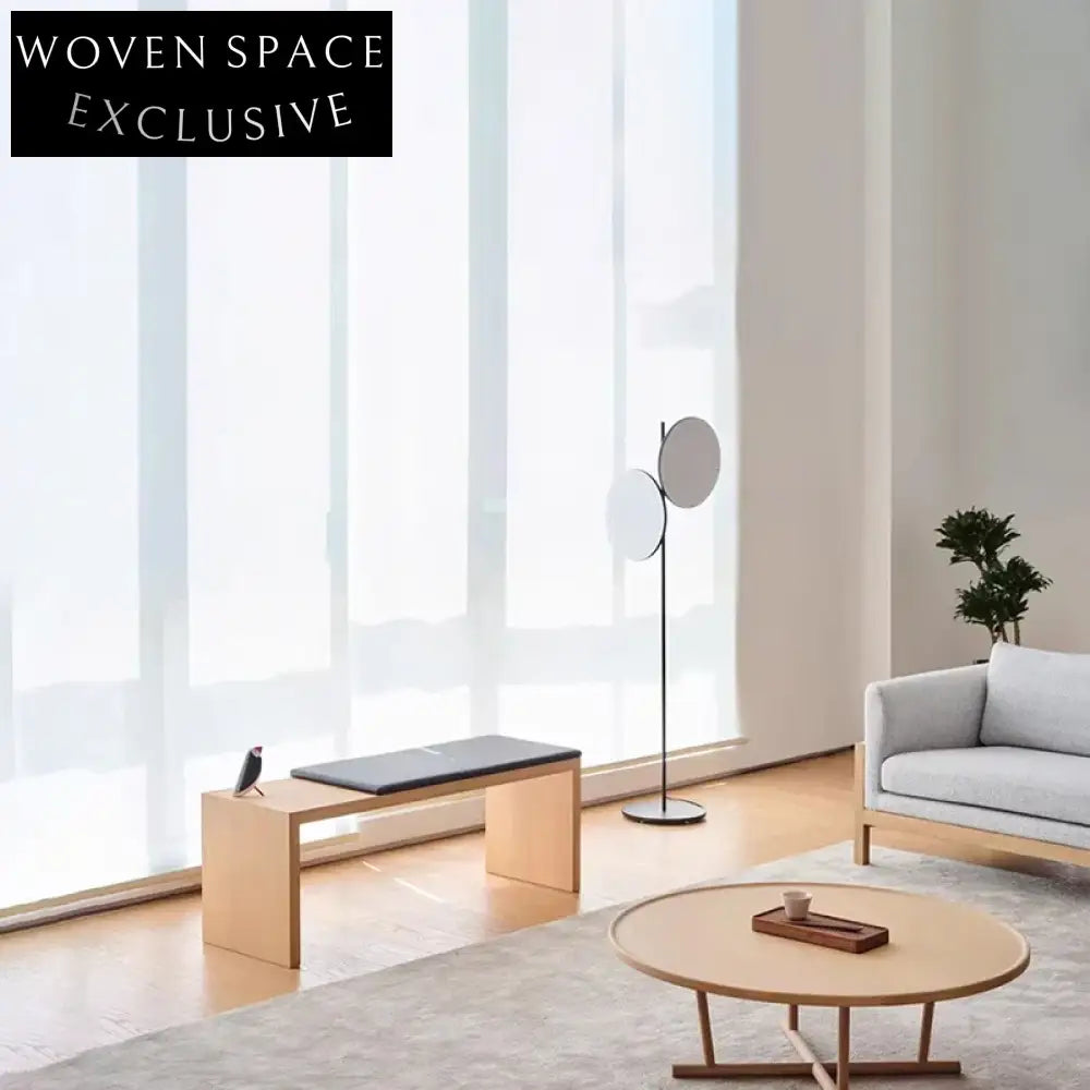 Modern Black Real Leather Wooden Ottoman Entryway Living Room Bench