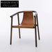 Modern Black Solid Ash Wood Leather Cushion Dining Chair for Home Restaurant