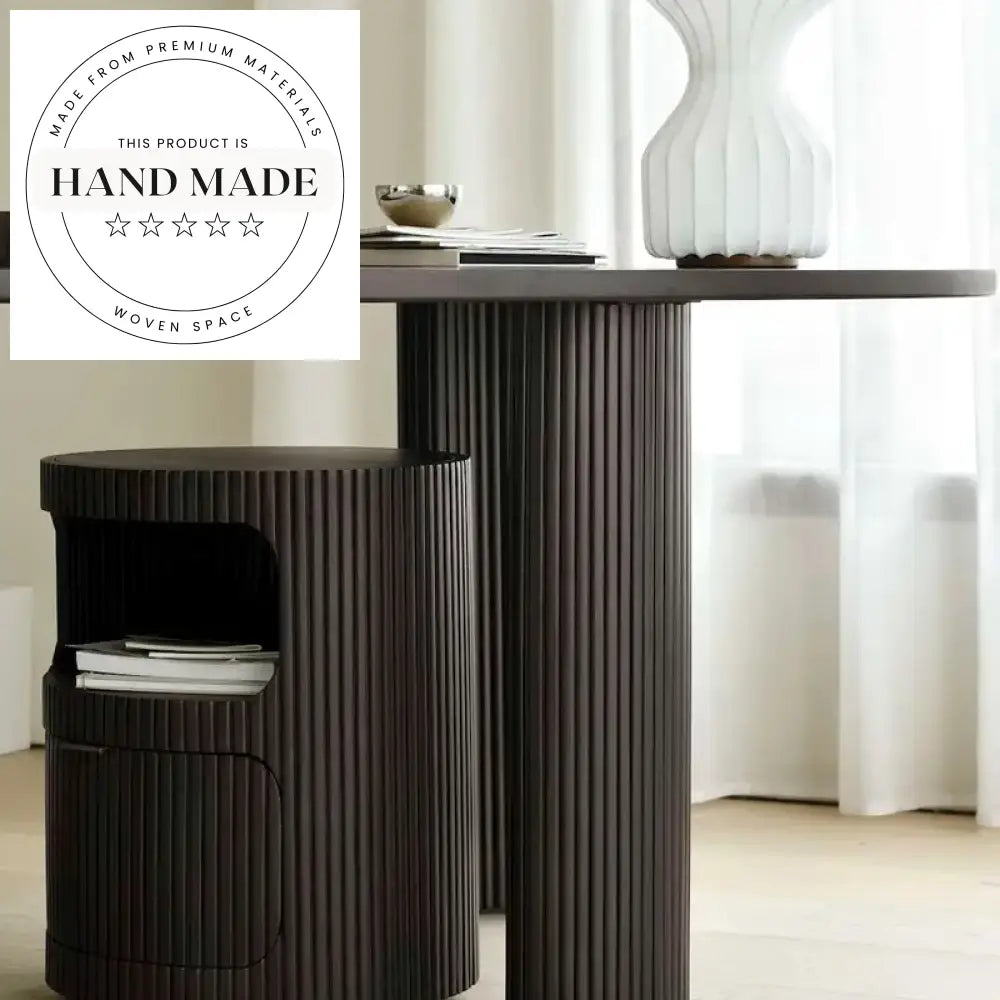 Modern Black Solid Wood Nordic Home Office Writing Desk