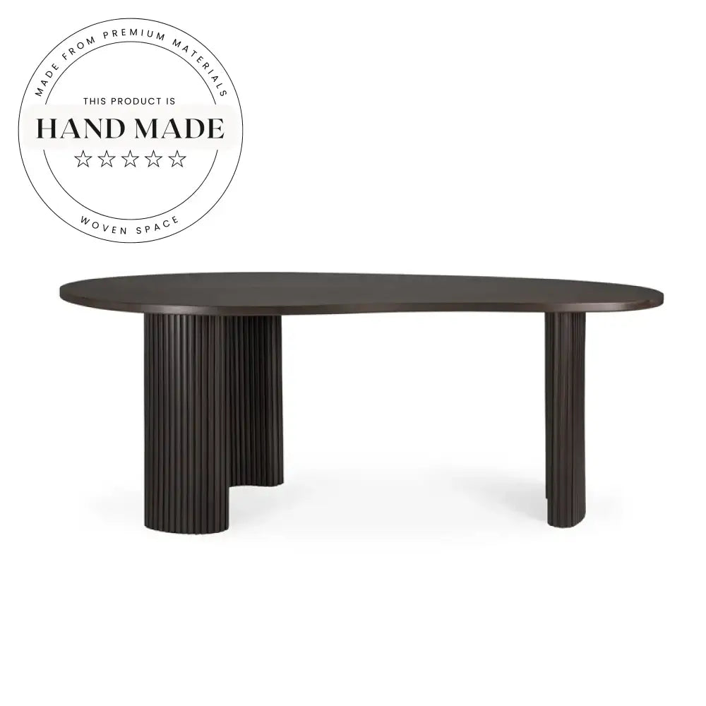 Modern Black Solid Wood Nordic Home Office Writing Desk