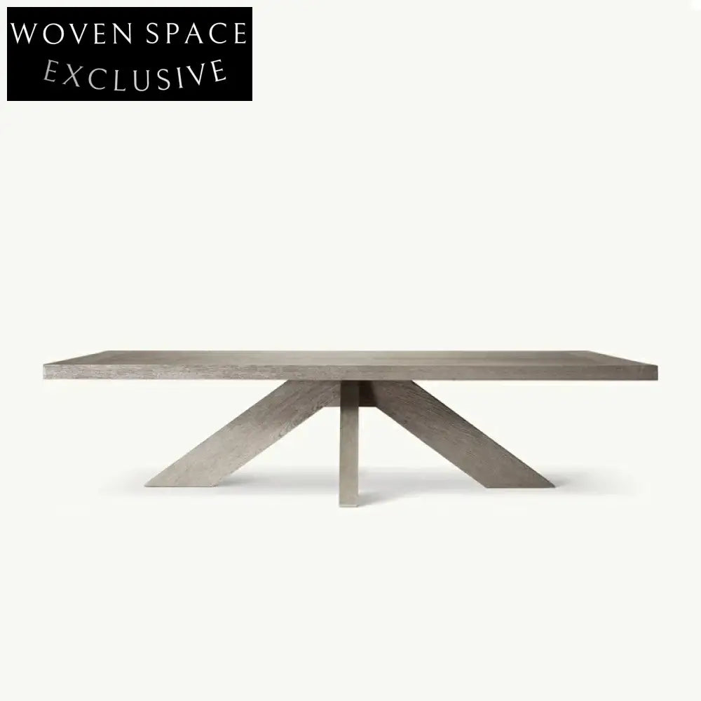 Modern Black Solid Wood Rectangle Coffee Table for Living Room & Hotel Villa