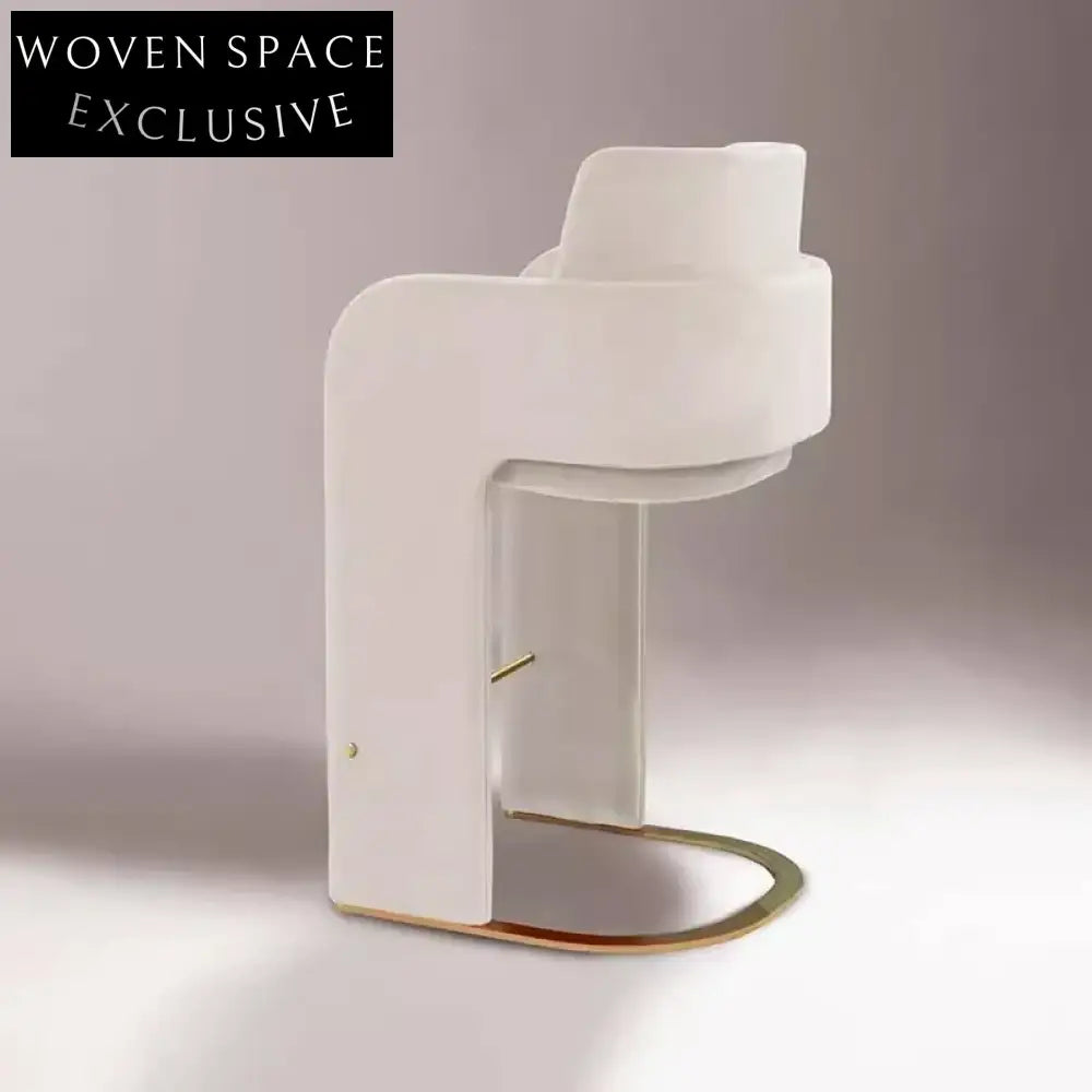 Modern Blue Velvet Upholstered High Counter Bar Stool with Backrest