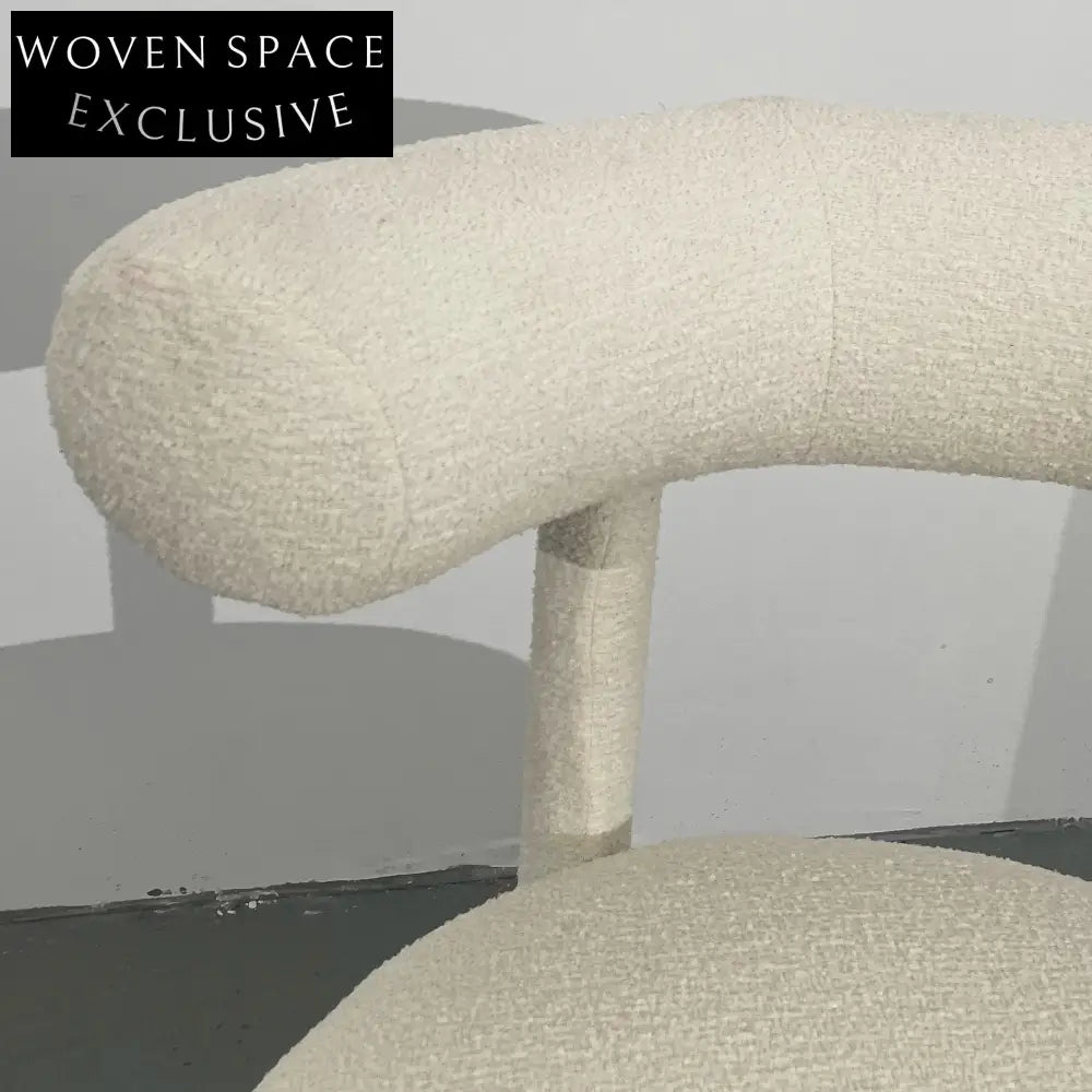 Modern Boucle Accent Lounge Chair: Stylish Living Room Armchair, Cozy Home Furniture