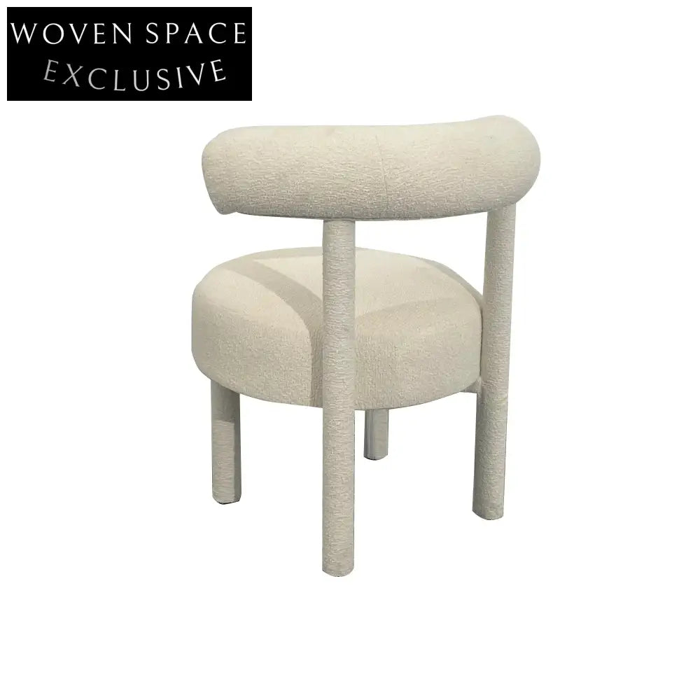 Modern Boucle Accent Lounge Chair: Stylish Living Room Armchair, Cozy Home Furniture