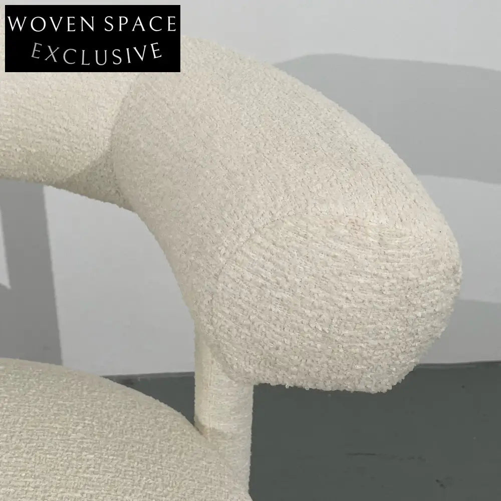 Modern Boucle Accent Lounge Chair: Stylish Living Room Armchair, Cozy Home Furniture