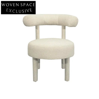 Modern Boucle Accent Lounge Chair: Stylish Living Room Armchair, Cozy Home Furniture