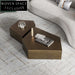 Modern Brass Irregular Metal Frame Nordic Living Room Accent Coffee Table