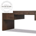 Modern Brown Presidential Solid Wood Executive Secretary Office Desk
