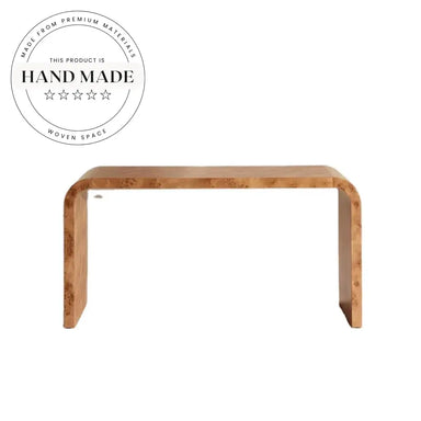 Modern Burl Solid Wood Nordic Secretaire Boss Computer Writing Desk