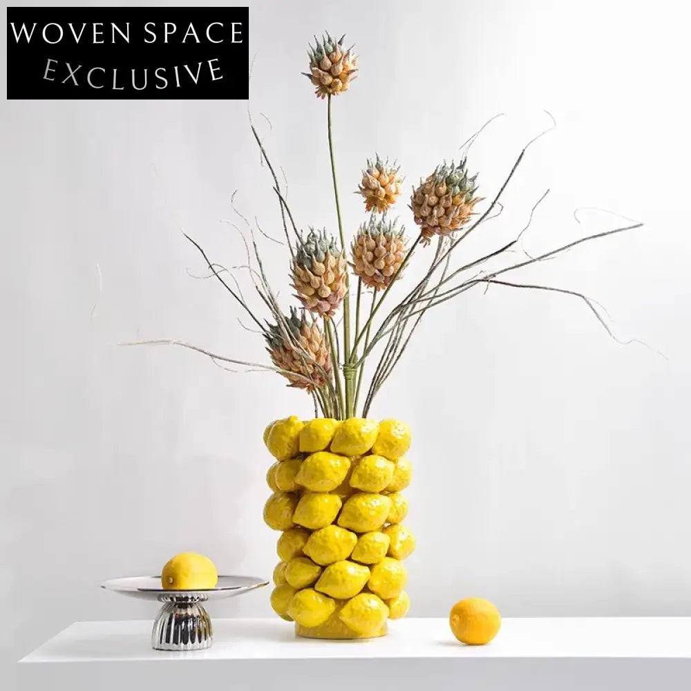 Modern Ceramic Artistic Floral Vases Set for Dining Table Decor