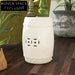 Modern Ceramic Drum Stool - Round Side Table for Indoor Outdoor Decor
