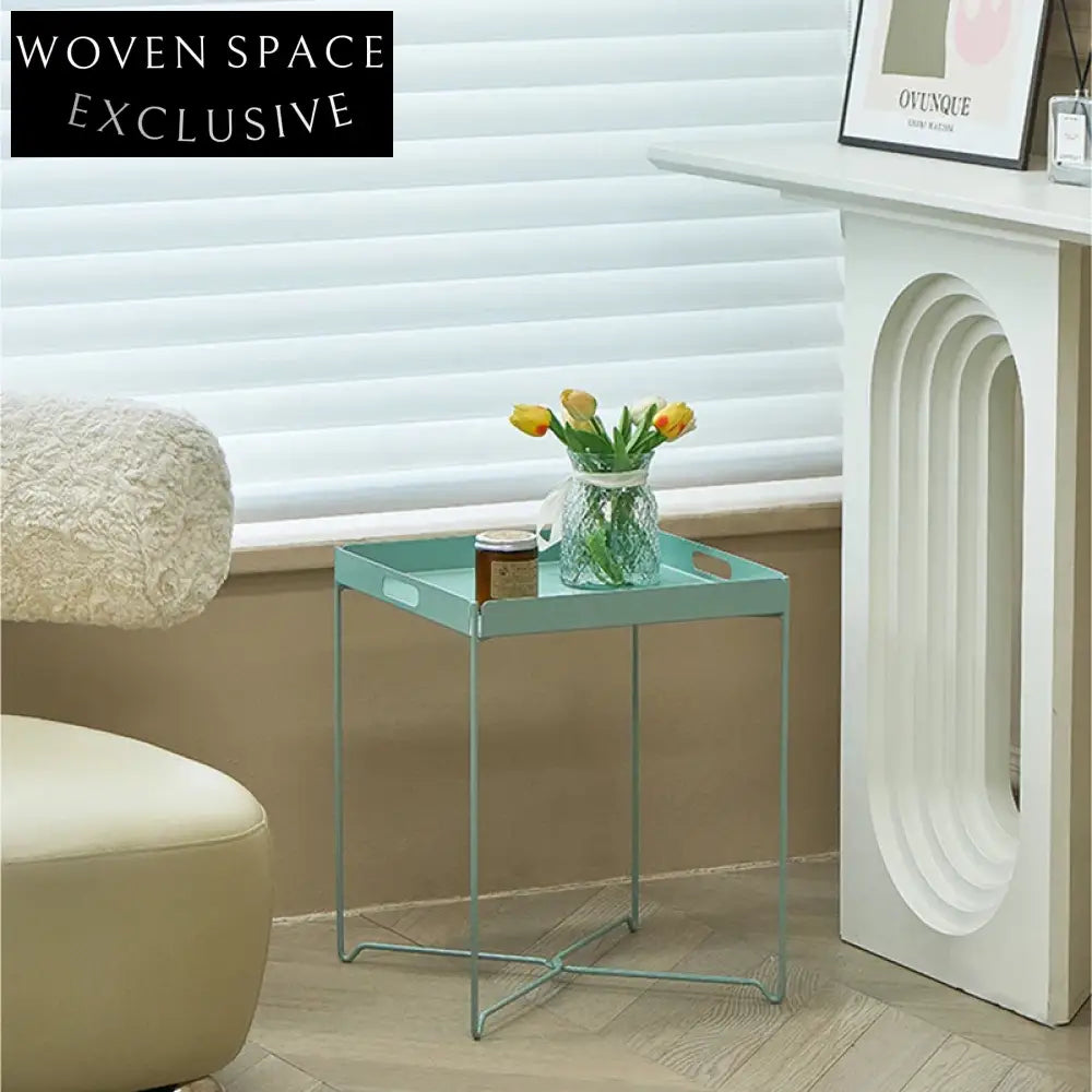 Modern Chic Metal Coffee Table, Versatile Side Accent Table for Living Rooms