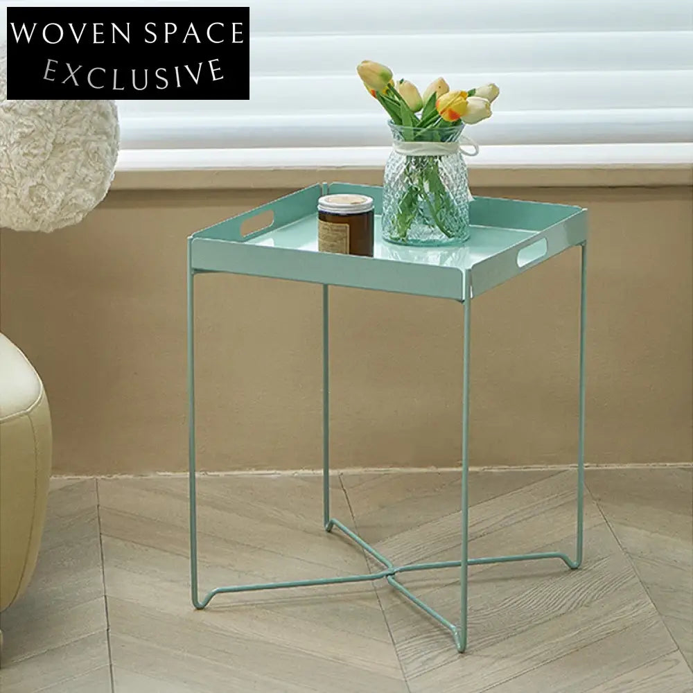 Modern Chic Metal Coffee Table, Versatile Side Accent Table for Living Rooms