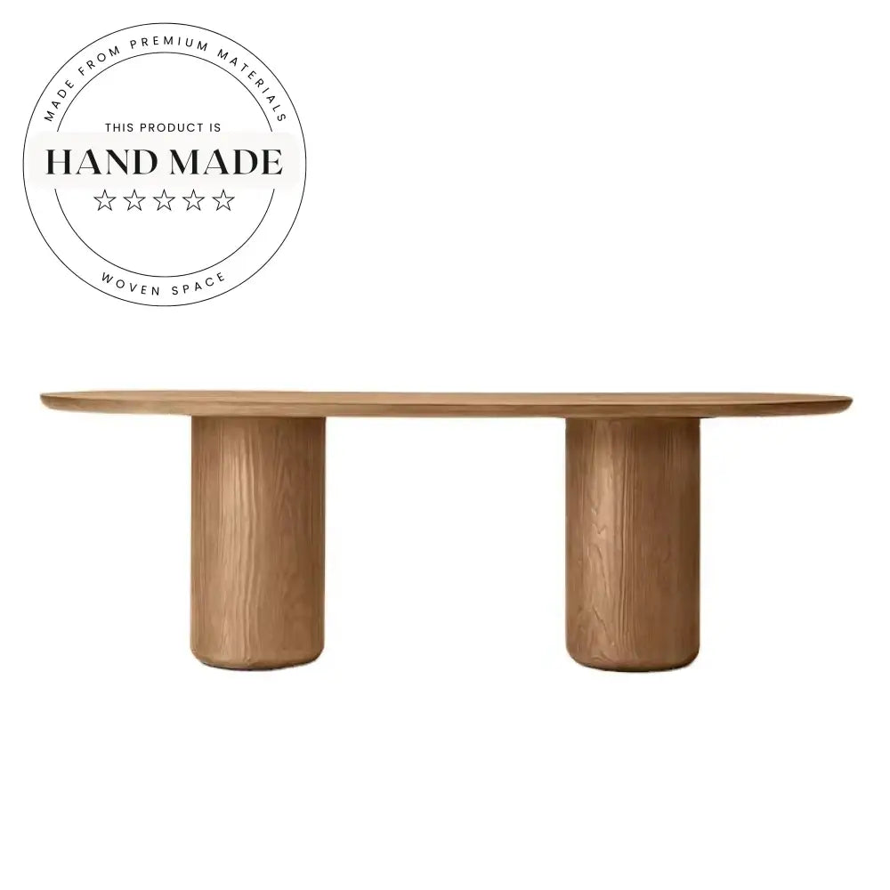 Modern Ciro Rectangular Solid Wood 6 Seater Dining Table