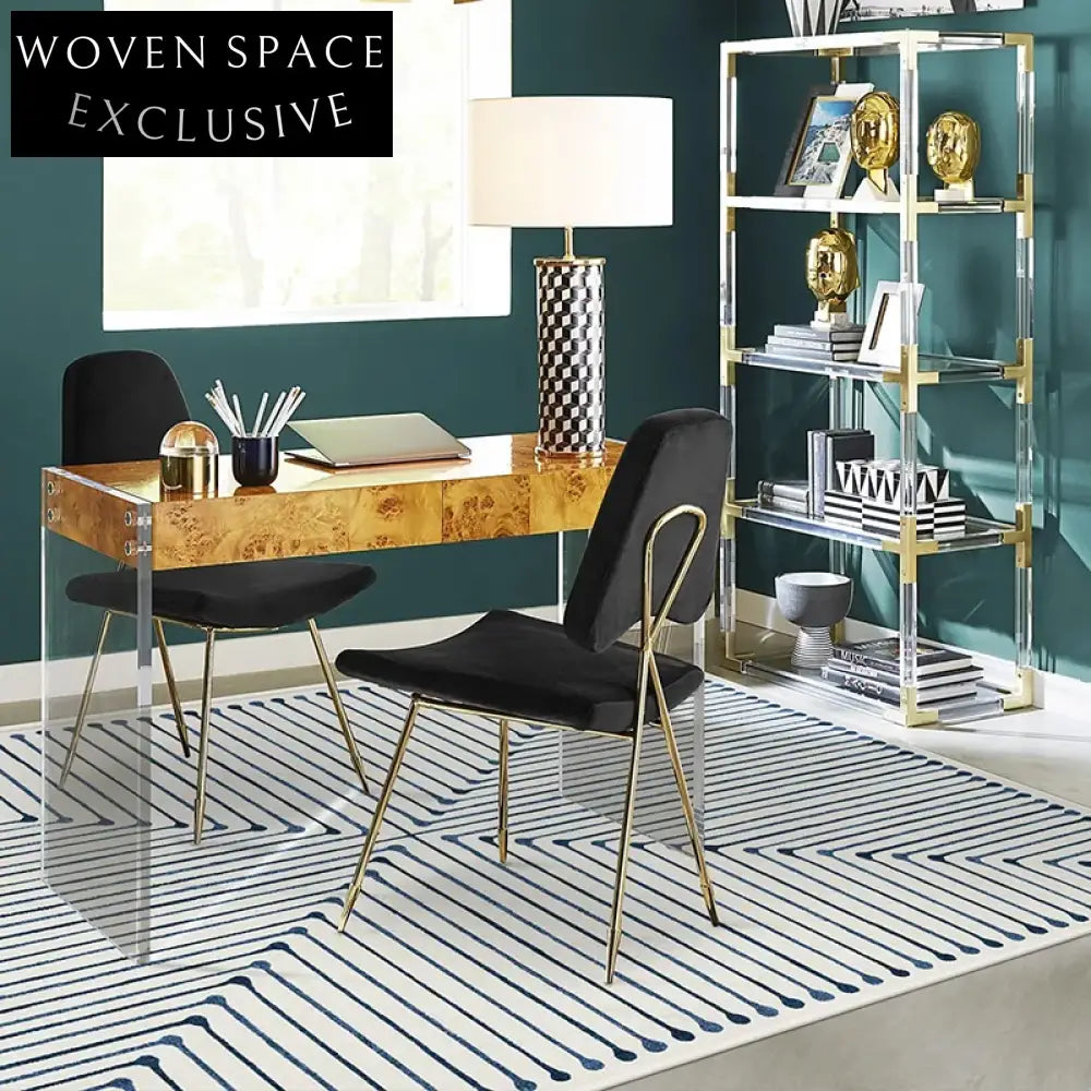 Modern Classic Hand-Tufted Polyester Area Rug for Living Room Bedroom Decor