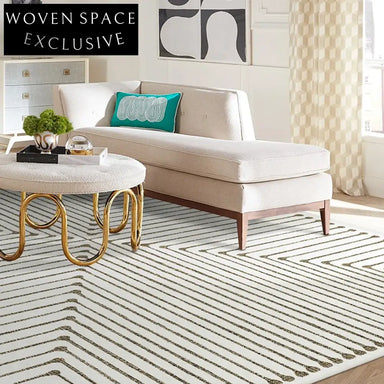 Modern Classic Hand-Tufted Polyester Area Rug for Living Room Bedroom Decor