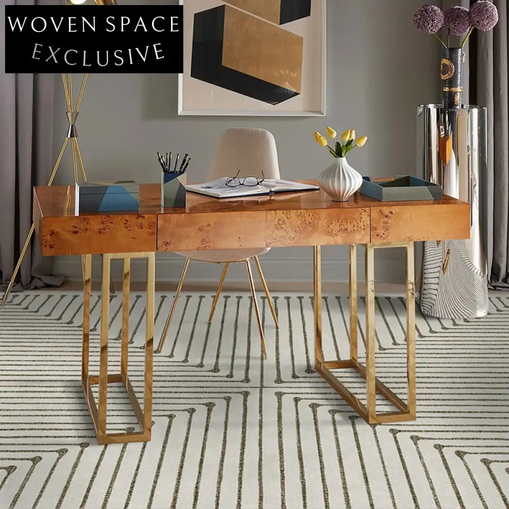 Modern Classic Hand-Tufted Polyester Area Rug for Living Room Bedroom Decor