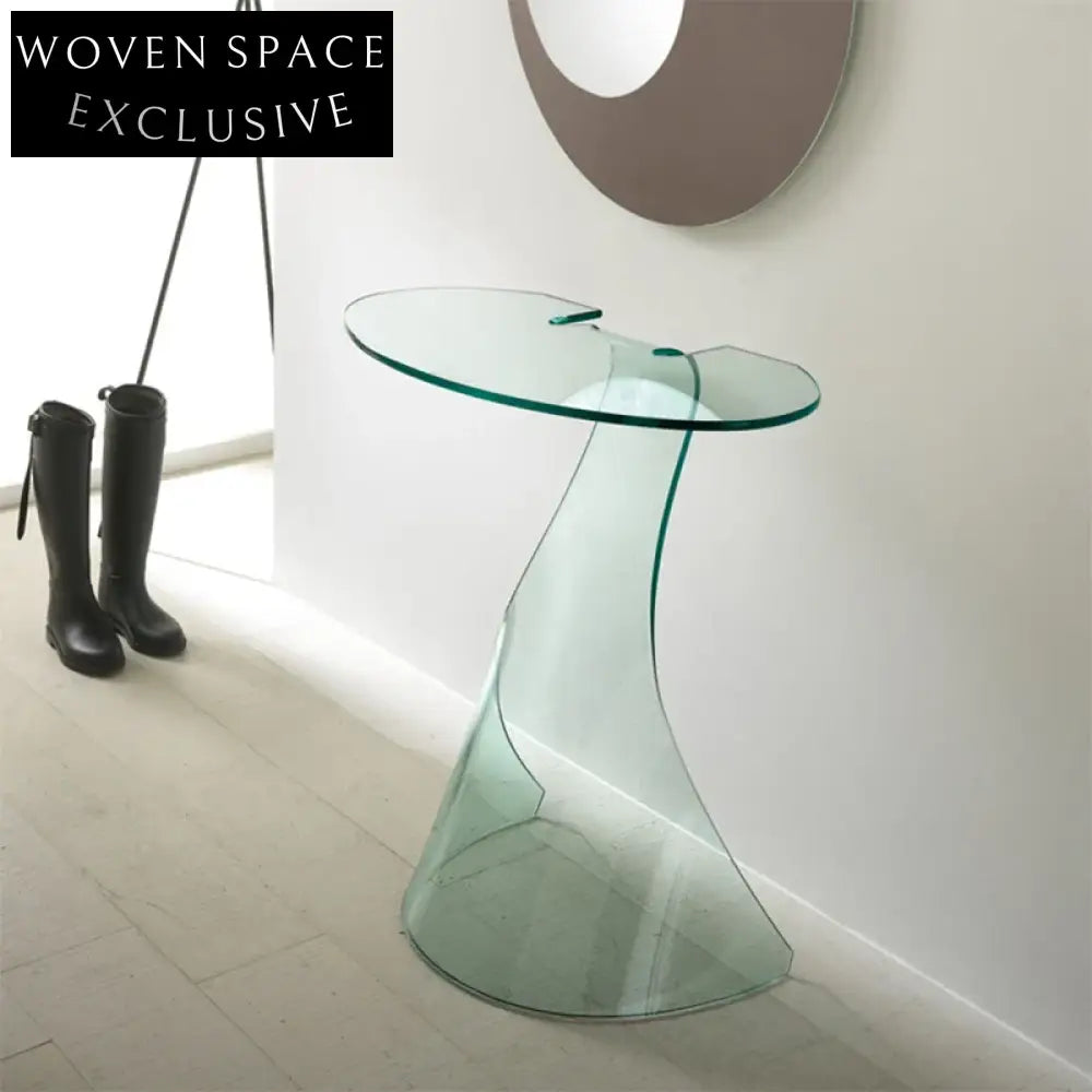 Modern Clear Acrylic Console Table for Elegant Living Room Hallway