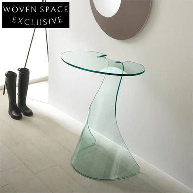 Modern Clear Acrylic Console Table for Elegant Living Room Hallway