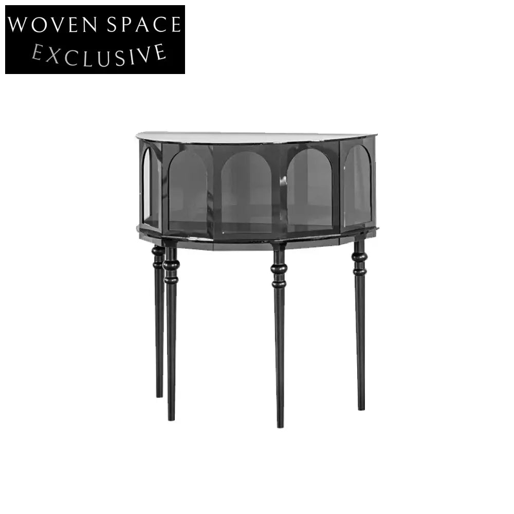 Modern Clear Acrylic Cube Console Table for Living Room Entryway