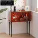Modern Clear Acrylic Cube Console Table for Living Room Entryway