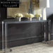 Modern Clear Acrylic Glass Entryway Console Table