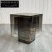 Modern Clear Acrylic Lucite Square Round Bedside End Coffee Table