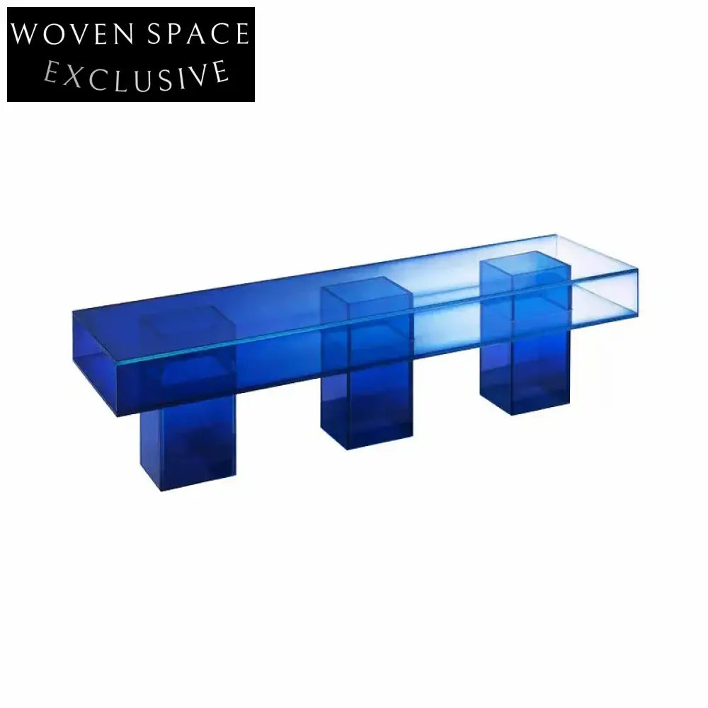 Modern Clear Acrylic Lucite Square Round Bedside End Coffee Table