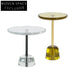 Modern Clear Acrylic Round Coffee Table, Elegant Living Room Side Table