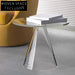 Modern Clear Acrylic Round Side Coffee Table