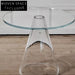 Modern Clear Acrylic Round Side Coffee Table