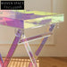 Modern Clear Acrylic Sofa Side Table | Transparent End Table