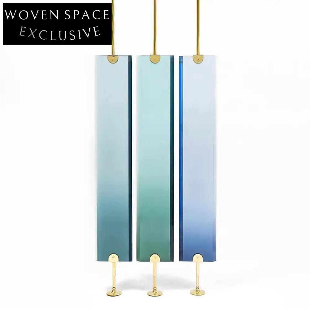 Modern Clear Acrylic Stainless Steel Art Deco Style Grand Entrance Room Divider