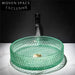 Modern Clear Tempered Glass Round Vessel Sink for Bathroom Vanity