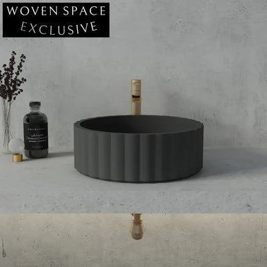 Modern Colorful Countertop Bathroom Vessel Basin, Artificial Stone Lavabo Sink