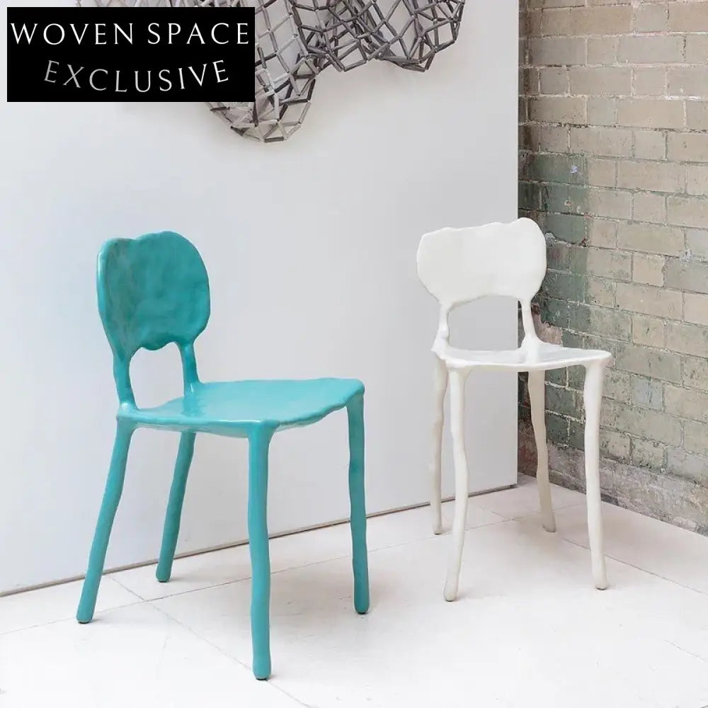 Modern Colorful Fiberglass Indoor Outdoor Dining Room Chair