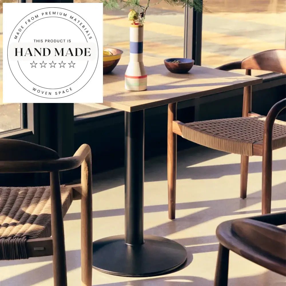 Modern Commercial Solid Wood Dining Table for Hotel Restaurant Cafe Bistro