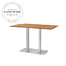 Modern Commercial Wooden Dining Table for Hotel Restaurant Cafe Bistro