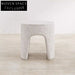 Modern Cream Concrete Coffee Table for Stylish Indoor & Outdoor Living
