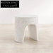Modern Cream Concrete Coffee Table for Stylish Indoor & Outdoor Living