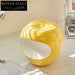 Modern Creative Apple Shape Colorful Resin Stool Ottoman for Living Room